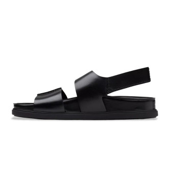 Clarks Torford Riemchensandalen aus Leder schwarz