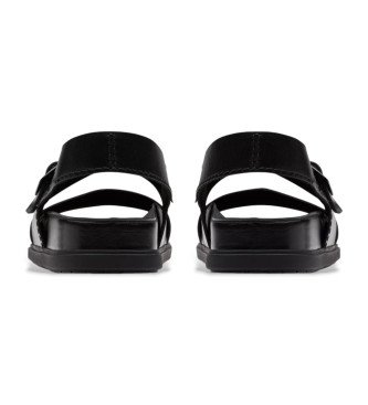 Clarks Torford Riemchensandalen aus Leder schwarz