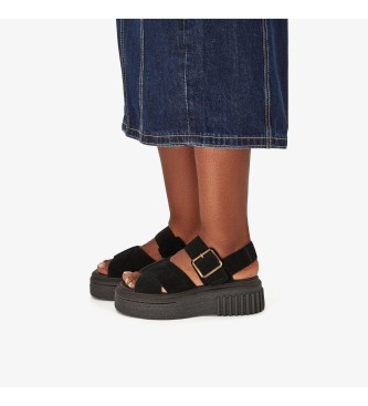 Clarks Sandali Evamar Wish in pelle nera