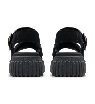 Clarks Sandali Evamar Wish in pelle nera