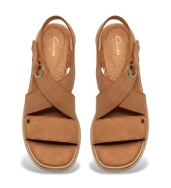 Clarks Kidiki Sun sandals brown