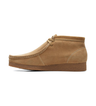 Clarks Shacre brune ankelstvler i lder