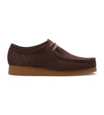 Clarks WallabeeEVO bruna lderskor