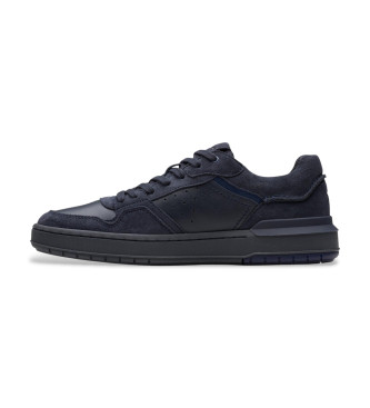 Clarks Sneakers in pelle Courtlite2 blu navy