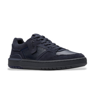 Clarks Sneakers in pelle Courtlite2 blu navy