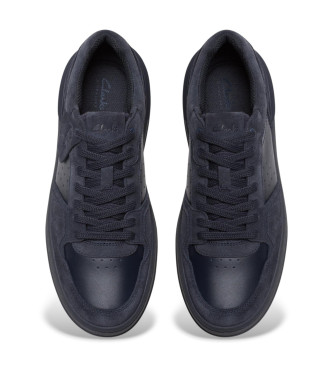 Clarks Sneakers in pelle Courtlite2 blu navy