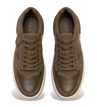 Clarks Courtlite2 Lo lder sneakers brun