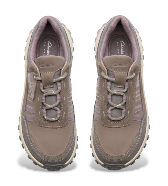Clarks Lederen schoenen ATL Trek Schoen GORE-TEX beige