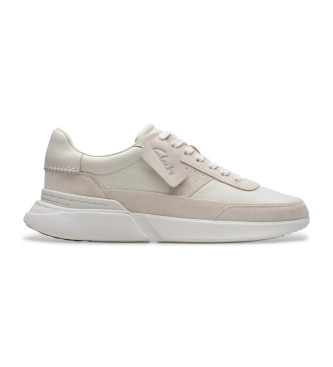 Clarks Sneakers Craft Pace in pelle bianca