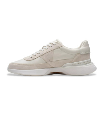 Clarks Sneakers Craft Pace in pelle bianca