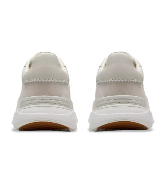 Clarks Sneakers Craft Pace in pelle bianca