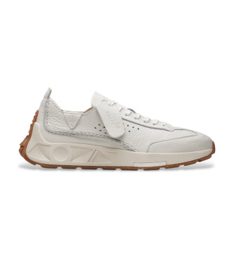 Clarks Sneakers Craft Speed in pelle bianca