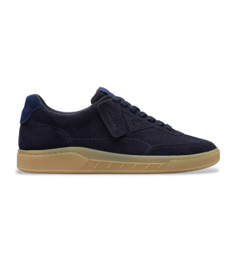 Clarks CraftRally lderskor marinbl