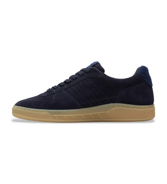 Clarks CraftRally lderskor marinbl