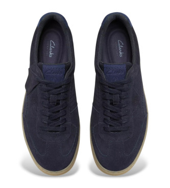 Clarks CraftRally lderskor marinbl