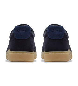 Clarks CraftRally lderskor marinbl