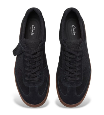 Clarks Zapatillas de piel CraftRally negro