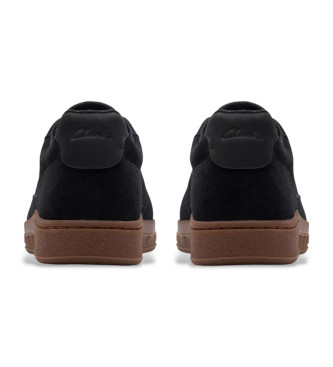 Clarks Zapatillas de piel CraftRally negro