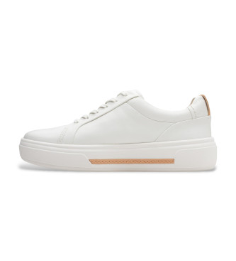 Clarks Zapatillas de Piel Hollyhock Walk blanco