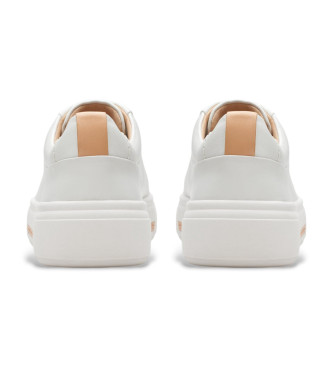 Clarks Zapatillas de Piel Hollyhock Walk blanco