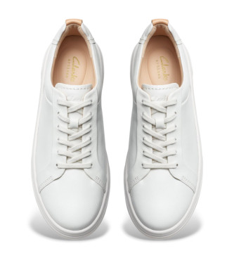 Clarks Zapatillas de Piel Hollyhock Walk blanco