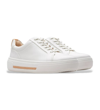 Clarks Hollyhock Walk usnjeni čevlji beli