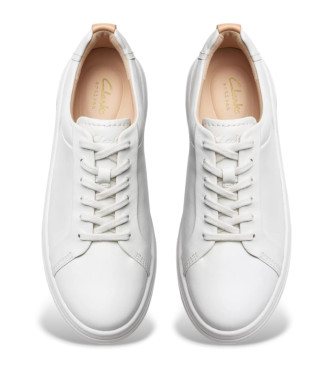 Clarks Hollyhock Walk usnjeni čevlji beli