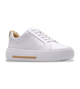 Clarks Chaussures en cuir Hollyhock Walk blanc