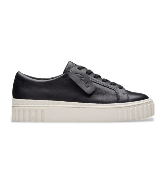 Clarks Mayhill Walk chaussures en cuir noir