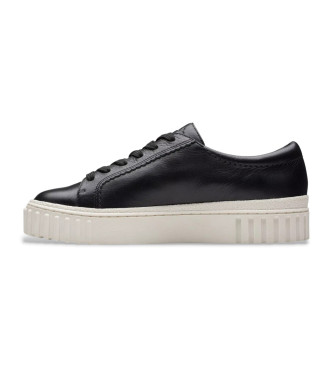 Clarks Mayhill Walk chaussures en cuir noir