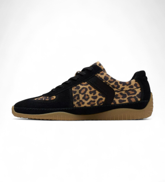 Clarks Pantofole Meridor Lo in pelle animalier