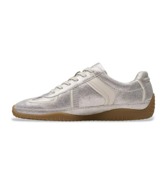 Clarks Sneaker Meridor Lo Metallic Combi in pelle