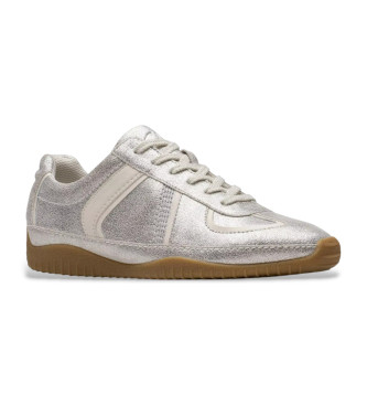 Clarks Sneaker Meridor Lo Metallic Combi in pelle