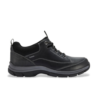 Clarks Lederschuhe Spypath Lo GTX schwarz