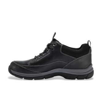 Clarks Lederschuhe Spypath Lo GTX schwarz