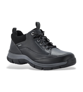 Clarks Lederschuhe Spypath Lo GTX schwarz