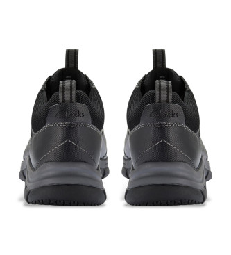 Clarks Lederschuhe Spypath Lo GTX schwarz