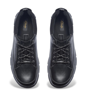 Clarks Lederschuhe Spypath Lo GTX schwarz