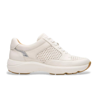 Clarks Usnjene superge Tivoli Walk off-white