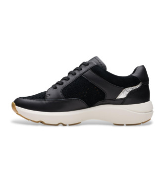 Clarks Zapatillas de piel Tivoli Walkk negro