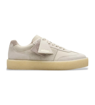 Clarks Sapatilhas Tor 80 em pele off-white 