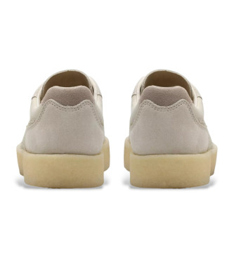 Clarks Sapatilhas Tor 80 em pele off-white 