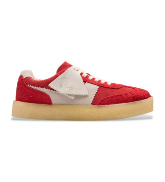 Clarks Usnjeni čevlji Tor 80 rdeči