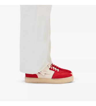 Clarks Usnjeni čevlji Tor 80 rdeči