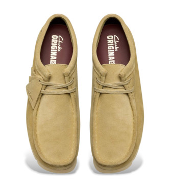 Clarks Scarpe in pelle beige Wallabee Gore-Tex