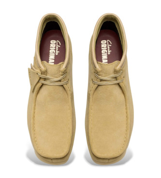 Clarks Scarpe in pelle beige Wallabee Gore-Tex