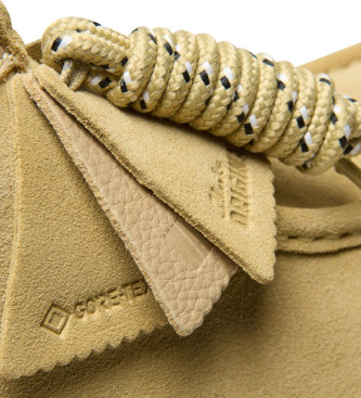 Clarks Scarpe in pelle beige Wallabee Gore-Tex