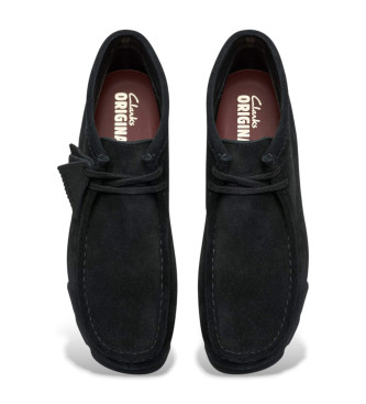 Clarks Scarpe in pelle Gore-Tex Wallabee nere