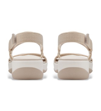 Clarks Beżowe sandały Arla Stroll
