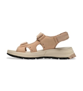 Clarks ATLTrek Surf sandaler i beige l�der